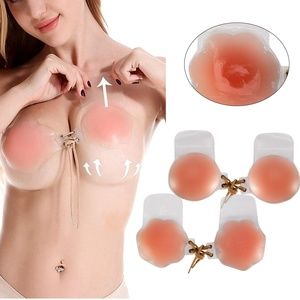 2Pair Silicone Reusablle Breast Lift Nipple Covers